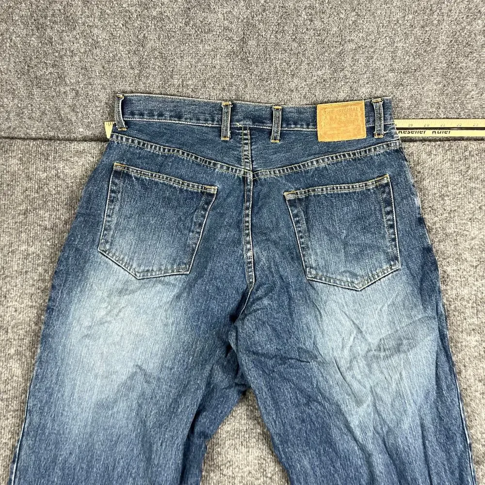 Arizona Jeans‎ Mens 34x34 Blue Baggy Fit Straight Leg Denim Casual Skater